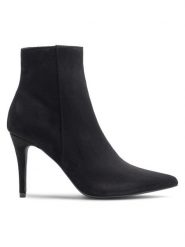 Jenny Fairy Botki SUSI LS5542-12A Czarny. Czarne botki Jenny Fairy, bez wzorów, z materiału, bez obcasa, na szpilce, bez zapięcia. Za 149.99 zł.