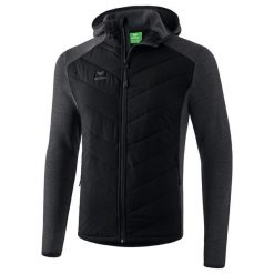 Pikowana kurtka Erima Function Black Junior. Czarne kurtki Erima, bez wzorów, z materiału, sportowe, bez kaptura. W wyprzedaży za 319.00 zł.