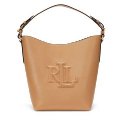 Torebka LAUREN RALPH LAUREN. Brązowe torebki klasyczne Lauren Ralph Lauren, bez wzorów, klasyczne, bez dodatków. Za 1,189.00 zł.