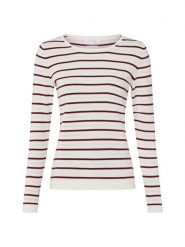 Brookshire Sweter z dzianiny Kobiety Bawełna biały|różowy|wielokolorowy, L. Białe swetry brookshire, l, bez wzorów, z bawełny, bez ramiączek. Za 89.95 zł.