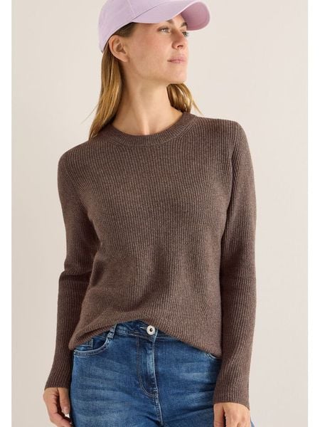 Cecil Sweter w kolorze brązowym rozmiar: L. Brązowe swetry Cecil, l, bez wzorów, bez ramiączek. Za 143.90 zł.