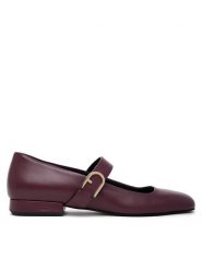 Furla Półbuty Chic Ballerina YJ70HIC X30000 AL 26700 Bordowy. Czerwone półbuty wsuwane Furla, bez wzorów, ze skóry, bez obcasa, na płaskiej podeszwie. Za 1,299.00 zł.