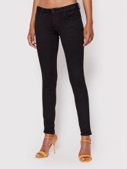 Guess Jeansy Curve X. W2YAJ2 D4PZ1 Czarny Skinny Fit. Czarne jeansy Guess, z aplikacjami, z bawełny. Za 279.99 zł.