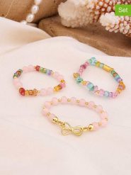 L'Atelier de Gaia Bransoletki (3 szt.) rozmiar: onesize. Żółte bransoletki L'Atelier de Gaia, z kwarcem, z mosiądzu. Za 59.95 zł.