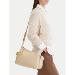 Torebka Beverly Hills Polo Club. Brązowe listonoszki Beverly Hills Polo Club, bez wzorów, bez dodatków. Za 219.99 zł.