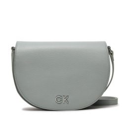 Torebka Calvin Klein. Szare listonoszki Calvin Klein, bez wzorów, bez dodatków. Za 419.99 zł.