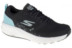 Buty do biegania damskie, Skechers Go Run Ride 8 Hyper. Czarne buty treningowe Skechers, bez wzorów, z materiału, przed kostkę, bez zapięcia, do biegania. Za 249.90 zł.