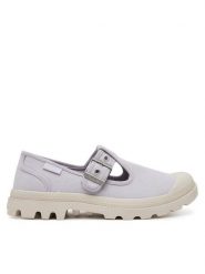 Palladium Półbuty Pampa M-Jane Washed 94475-549-M Biały. Białe półbuty wsuwane Palladium, bez wzorów, z materiału, bez obcasa, na płaskiej podeszwie. Za 229.99 zł.
