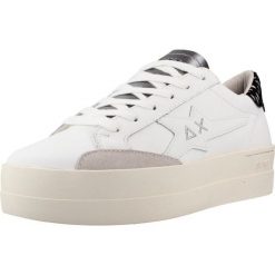 Buty SUN68 BIG KATY Biały. Białe buty trekkingowe SUN68, ze skóry, bez zapięcia. Za 486.99 zł.