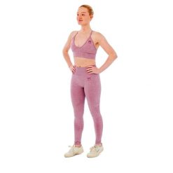 Damski zestaw sportowy Xtreme - legginsy + biustonosz sportowy - Różowy. Czerwone legginsy XTREME SOCKSWEAR, bez wzorów, z materiału, sportowe. Za 190.74 zł.
