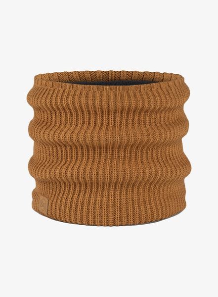 Komin na szyję Buff Rutger Neckwarmer - copper. Brązowe szaliki i kominy Buff, na zimę, bez wzorów, z materiału, wizytowe. Za 119.99 zł.