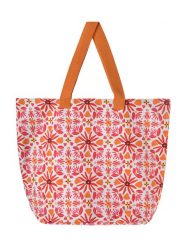 BLE Shopper bag w kolorze pomarańczowo-czerwonym - 40 x 43 x 20 cm rozmiar: onesize. Czerwone shopper bag BLE, bez wzorów, z materiału, na ramię, bez dodatków. Za 59.95 zł.
