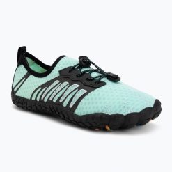 Buty do wody damskie AQUASTIC WS120. Zielone buty treningowe AQUASTIC, na lato, bez wzorów, bez zapięcia, do pływania. Za 99.99 zł.