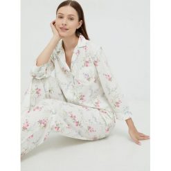 Lauren Ralph Lauren piżama damska kolor beżowy. Brązowe piżamy Lauren Ralph Lauren, m, bez wzorów, z tkaniny, bez kołnierzyka, bez ramiączek. Za 569.99 zł.