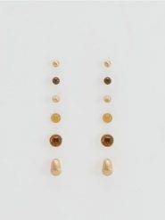 Kolczyki z muszlą - wielobarwny. Kolczyki Reserved. Za 49.99 zł.