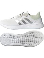 Adidas Buty "QT Racer 30" w kolorze białym do biegania rozmiar: 41 1/3. Białe buty do biegania adidas, bez wzorów, bez zapięcia, do biegania. Za 206.91 zł.