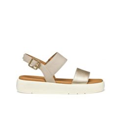 Sandały damskie Geox Camalei. Brązowe sandały Converse, bez wzorów, sportowe, bez obcasa, bez zapięcia. Za 415.50 zł.