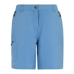 Damskie Spodenki Do Chodzenia Chaska III. Niebieskie szorty Regatta, bez wzorów, sportowe. Za 134.99 zł.