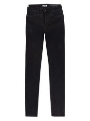 Wrangler Dżinsy - Skinny fit - w kolorze czarnym rozmiar: W27/L32. Czarne jeansy Wrangler, l, z aplikacjami, klasyczne, z podwyższonym stanem. Za 119.12 zł.