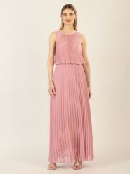APART Sukienka w kolorze jasnoróżowym rozmiar: 44. Różowe sukienki Apart, bez wzorów, bez kołnierzyka, bez ramiączek, maxi. Za 310.38 zł.