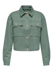 ONLY Kurtka koszulowa w kolorze zielonym rozmiar: M. Zielone kurtki ONLY, m, bez wzorów, bez kaptura. Za 141.19 zł.