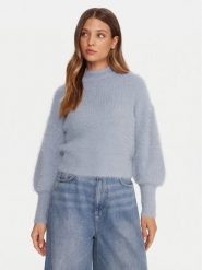 Guess Sweter W4BR25 Z3BH0 Niebieski Regular Fit. Niebieskie swetry Guess, xxl, z aplikacjami, z syntetyku, bez ramiączek. Za 304.50 zł.