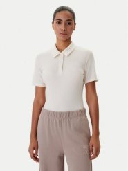 Guess Body V6RP00 KD772 Biały Slim Fit. Białe body i gorsety Guess, z aplikacjami, z lyocellu, bez ramiączek. Za 299.99 zł.