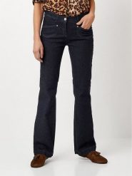 Toni Dżinsy - Bootcut fit - w kolorze granatowym rozmiar: 48K. Niebieskie jeansy Toni, z aplikacjami, ze skóry, z podwyższonym stanem. Za 187.99 zł.