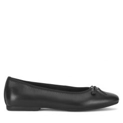 Baleriny Lasocki. Czarne baleriny Lasocki, bez wzorów, bez obcasa, bez zapięcia. Za 149.99 zł.