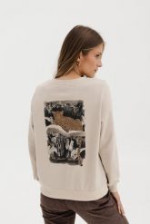 LEKKA BLUZA LENA "LAMPART" PIASKOWA S - Flawless. Bluzy bez kaptura Flawless, s, bez wzorów, z bawełny, bez kaptura. Za 272.00 zł.