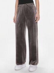 ONLY Spodnie dzianinowe Rebel 15311822 Szary Straight Fit. Szare spodnie materiałowe ONLY, bez wzorów, z dzianiny. Za 69.99 zł.