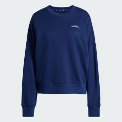 Bluza Seasonal Essentials Colorpop z wyszywaną grafiką. Białe bluzy bez kaptura adidas, l, bez wzorów, z bawełny, bez kaptura, tenisowe. Za 239.00 zł.