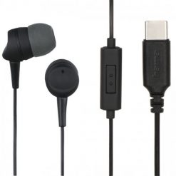 Hama Sea USB-C czarne. Czarne słuchawki douszne HAMA. Za 79.00 zł.