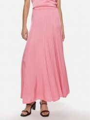 ViCOLO Spódnica midi TB0036 Różowy Regular Fit. Czerwone spódnice ViCOLO, s, bez wzorów, z wiskozy, midi. Za 159.99 zł.