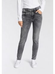 Herrlicher Dżinsy "Peppy" - Slim fit - w kolorze antracytowym rozmiar: W27/L30. Czarne jeansy Herrlicher, l, bez wzorów, klasyczne. Za 180.49 zł.