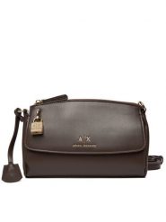 Armani Exchange Torebka XW000304 AF12040 U6304 Brązowy. Brązowe listonoszki Armani Exchange, bez wzorów, ze skóry, bez dodatków. Za 619.99 zł.