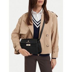 Torebka Beverly Hills Polo Club. Czarne listonoszki Beverly Hills Polo Club, bez wzorów, bez dodatków. Za 179.99 zł.