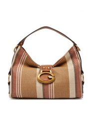 Guess Torebka Camden HWAB93 08180 Brązowy. Brązowe torebki klasyczne Guess, z aplikacjami, z materiału, bez dodatków. Za 679.99 zł.