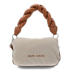 Brązowa Torebka Pepe Moll Stylowy Damski Kuferek Do Ręki. Brązowe torebki klasyczne Pepe Moll, bez wzorów, z tkaniny, eleganckie, do ręki, bez dodatków. Za 287.99 zł.
