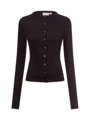 Calvin Klein Jeans Kardigan Kobiety czarny, S. Czarne swetry Calvin Klein Jeans, s, bez wzorów, z jeansu, bez ramiączek. Za 229.95 zł.