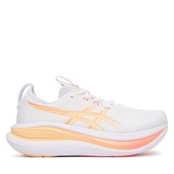 Buty do biegania Asics. Białe buty do biegania ASICS, bez wzorów, bez zapięcia, do biegania. Za 889.99 zł.