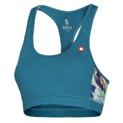 Biustonosz dla kobiet Ocun Misty blue. Niebieskie biustonosze sportowe Ocun, bez wzorów. Za 215.50 zł.