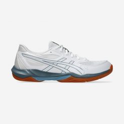 Second Life - Buty do siatkówki ASICS Gel Spike. Białe buty treningowe ASICS, bez wzorów, z materiału, bez zapięcia, do siatkówki. Za 239.00 zł.