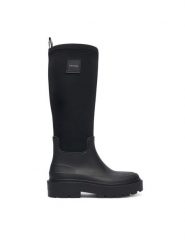 Calvin Klein Kalosze Rainboot High Rubber Neo HW0HW03180 Czarny. Czarne kalosze Calvin Klein, bez wzorów, z syntetyku, bez zapięcia. Za 529.99 zł.