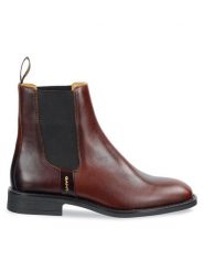 Gant Sztyblety 31551128 Brązowy. Brązowe botki Gant, bez wzorów, ze skóry, bez obcasa, na płaskiej podeszwie, bez zapięcia. Za 619.99 zł.