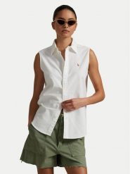 Polo Ralph Lauren Koszula 211968992001 Biały Classic Fit. Białe koszule Polo Ralph Lauren, m, bez wzorów, z bawełny, bez kołnierzyka, bez ramiączek. Za 379.99 zł.