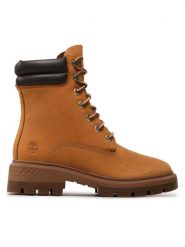 Timberland Trapery Cortina Valley 6in Bt Wp TB0A5N9S231 Brązowy. Brązowe botki Timberland, bez wzorów, z nubiku, bez obcasa, bez zapięcia. Za 1,099.00 zł.