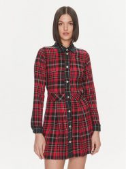 Liu Jo Sukienka koszulowa MF3127 T4414 Kolorowy Regular Fit. Sukienki Liu Jo, bez wzorów, z syntetyku, bez kołnierzyka, bez ramiączek, koszulowe. Za 759.99 zł.
