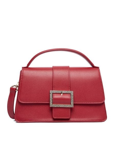 Nine West Torebka CEO-MISSISIPI-III-KY159 Czerwony. Czerwone torebki klasyczne Nine West, bez wzorów, z materiału, bez dodatków. Za 199.99 zł.