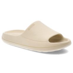 Beżowe Klapki Big Star Lekkie Piankowe Obuwie Damskie. Brązowe buty sportowe lifestyle BIG STAR, na lato, bez wzorów, z materiału, bez zapięcia, do pływania. Za 72.99 zł.